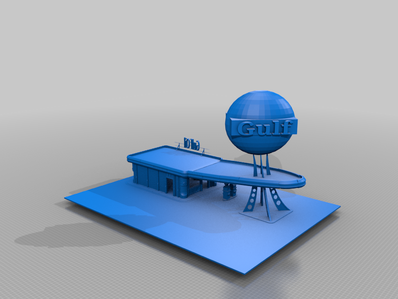 Gulf Gas Station