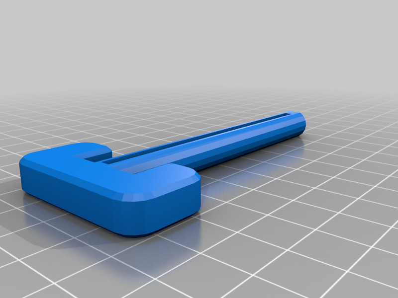 Tube squeeze key