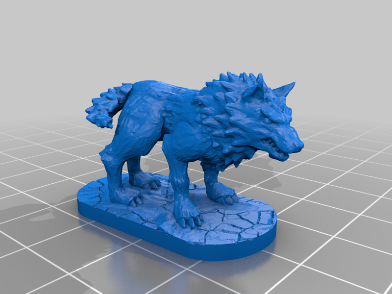 wolf and Dire wolf