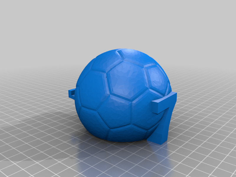 Soccer ball phone stand