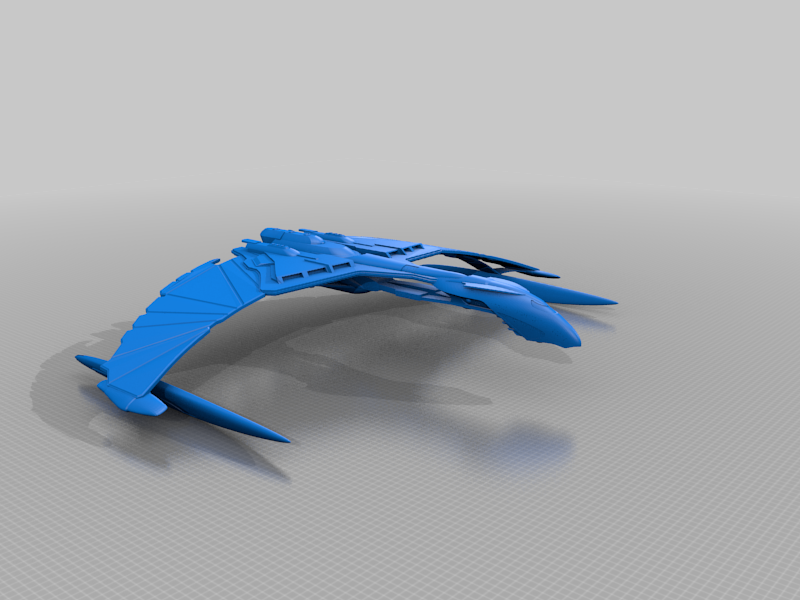 Star Trek - The Next Generation Valdore Type Romulan Warbird