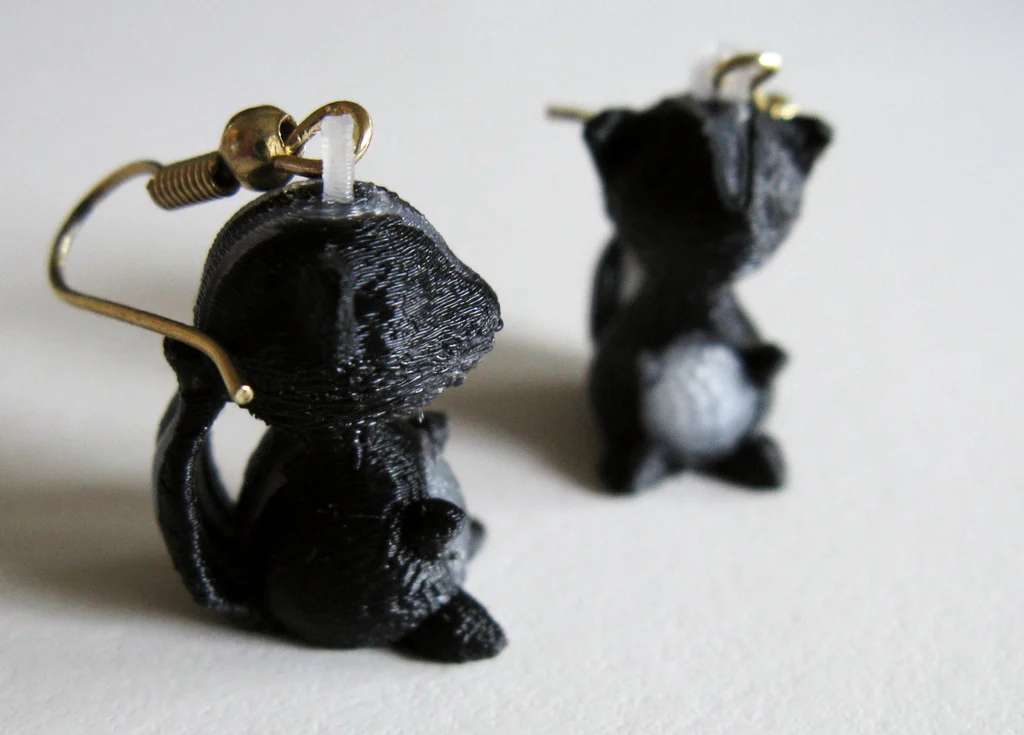 Skunk Earrings