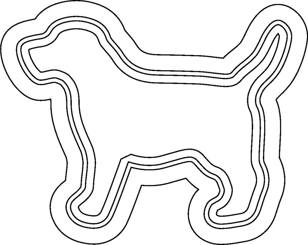 Buko the Dog Cookie Cutter and Bone