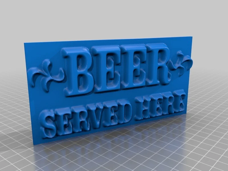 Beer Served Here  Sign