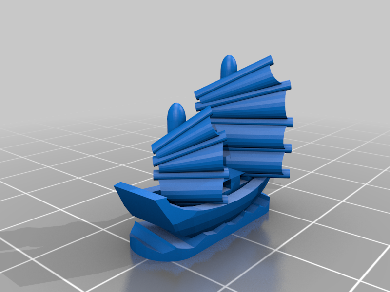 Catan sampan (chinese boat) seafarer