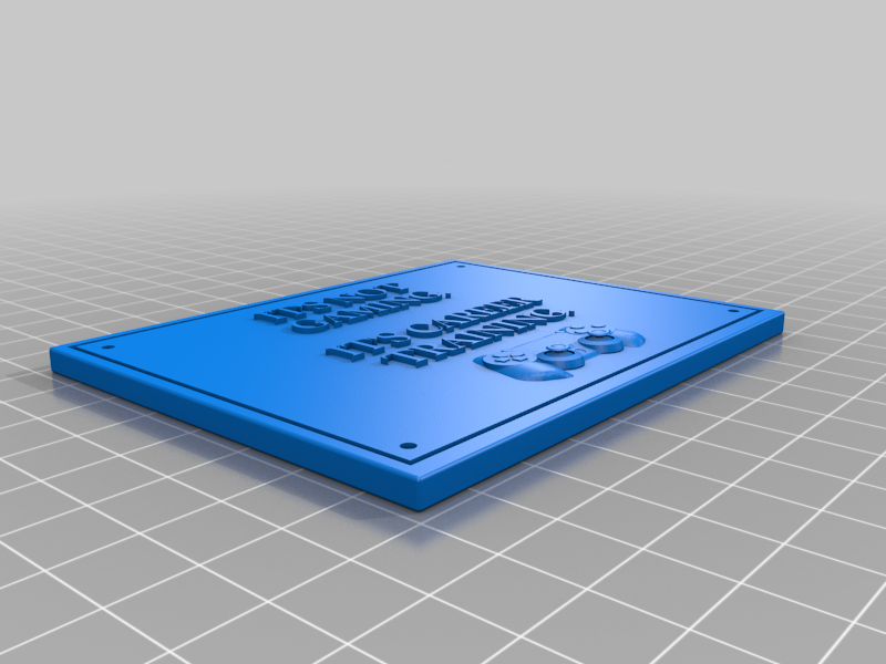 Gaming Plaque