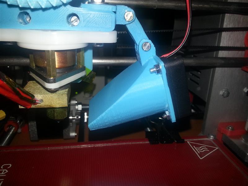 Regulable fan duct Jonas extruder 40mm (Budasch, E3D, CAT...)
