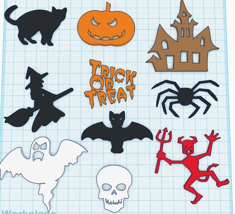 Halloween - Flat stuff