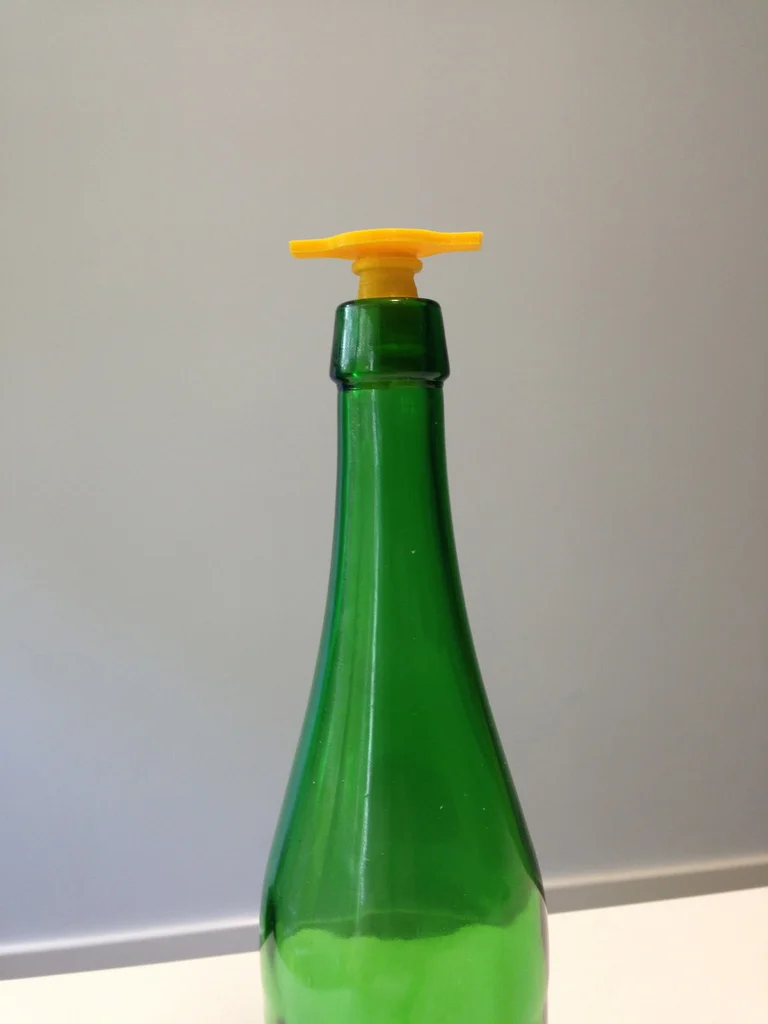 Target, Pours cider in the glass