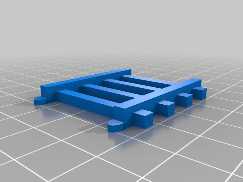 Minecart and Track for minecraft figures