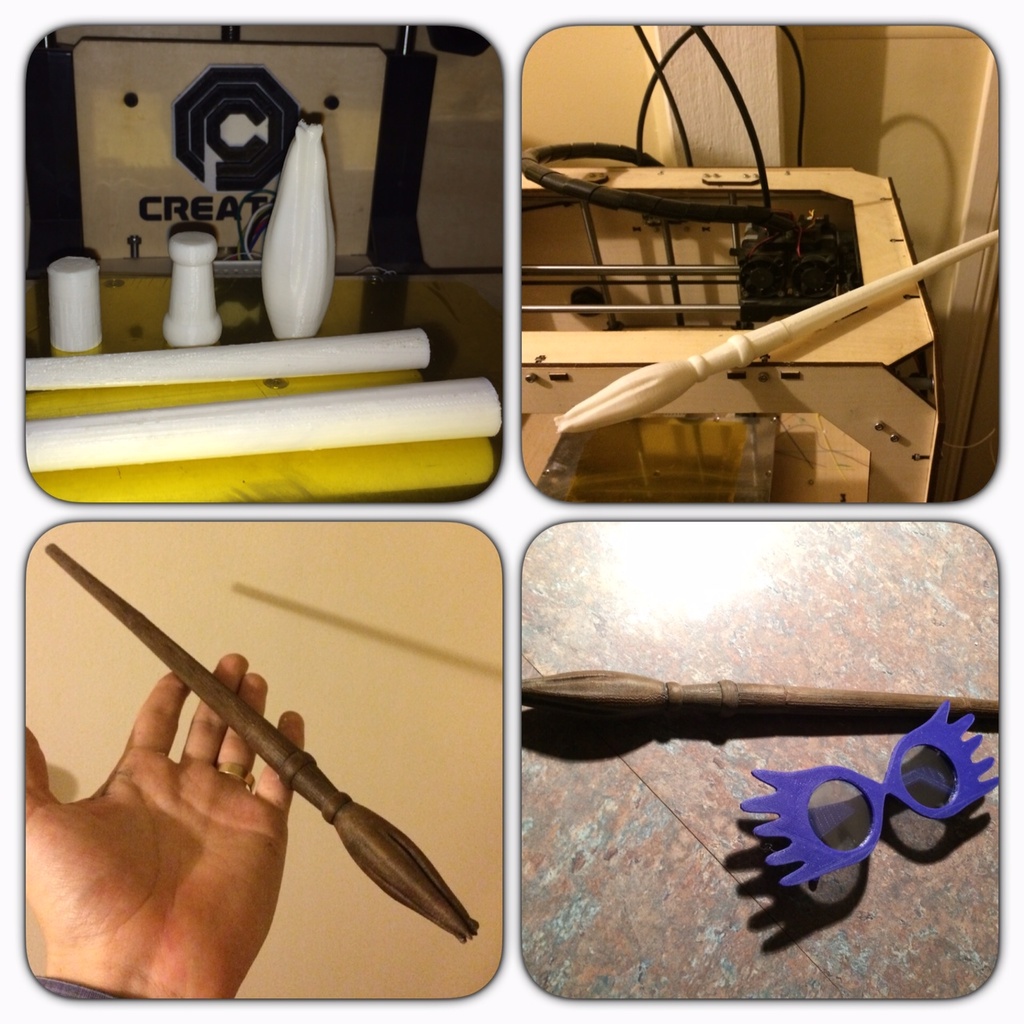Luna Lovegood Wand (Easy print)