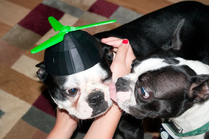 Motorized propeller beanie