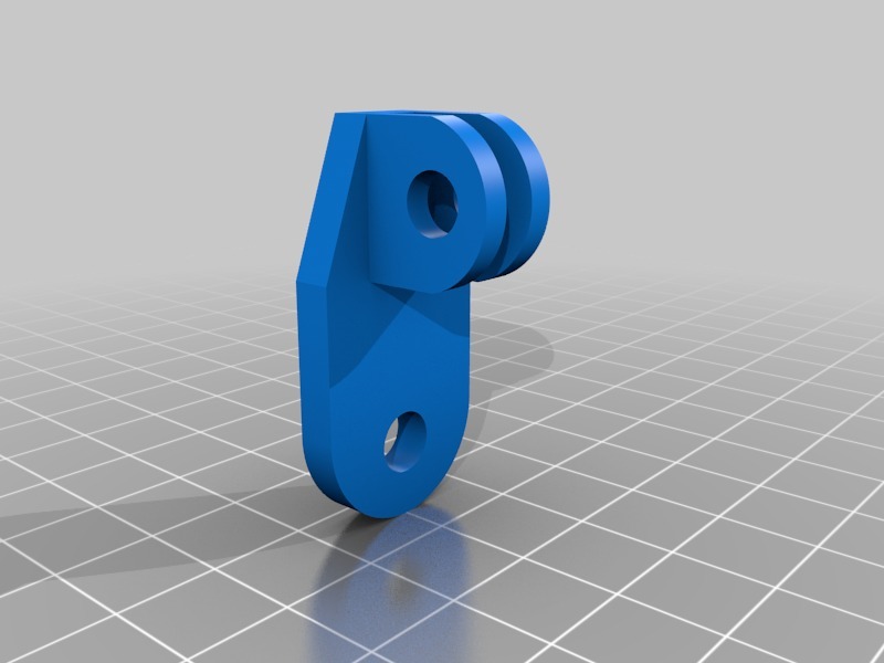 Go Pro adapter with camera screw hole
