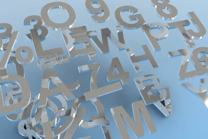 Letters, Numbers & Symbols OH MY!  (100mm tall Arial Bold by 10mm Thick)