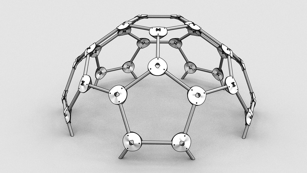 Quick Geodesic Dome Connector