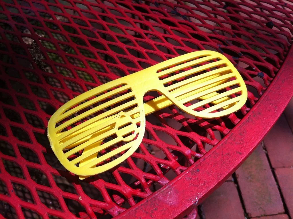 Teardrop Shutter Shades For Print
