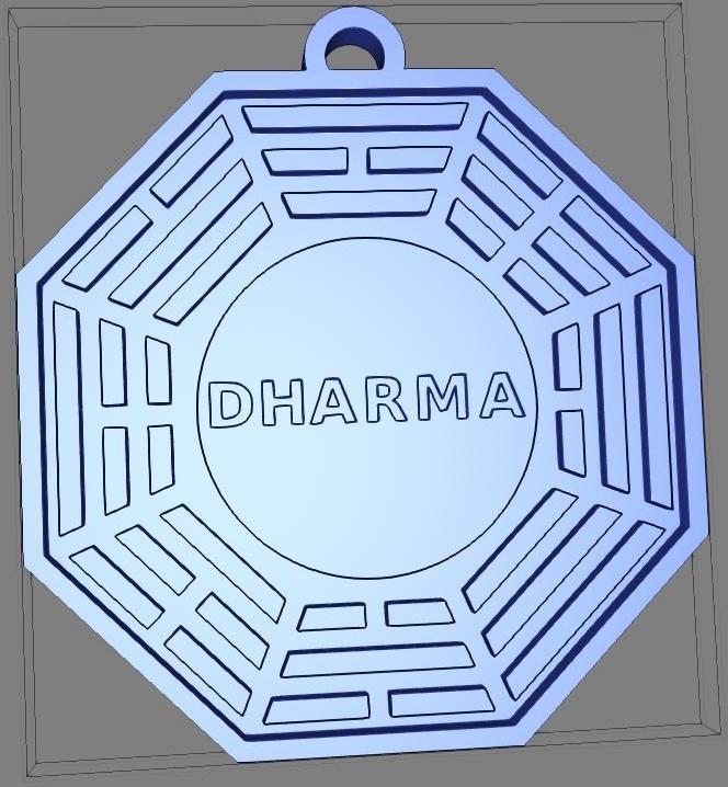 Dharma Initiative logo pendant