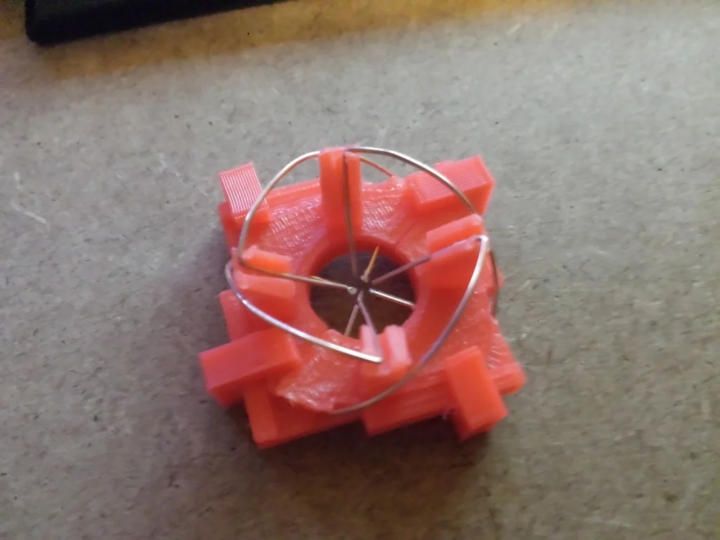 Skew Planar 5.8 Antenna soldering jig