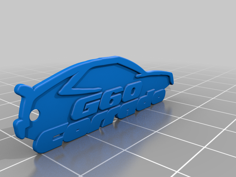 VW Corrado G60 keychain