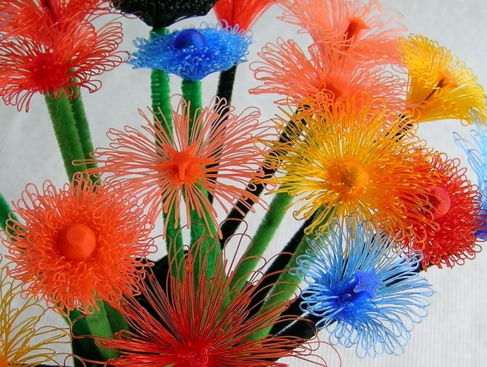 Super Flowers (drooloop flowers)- customizable