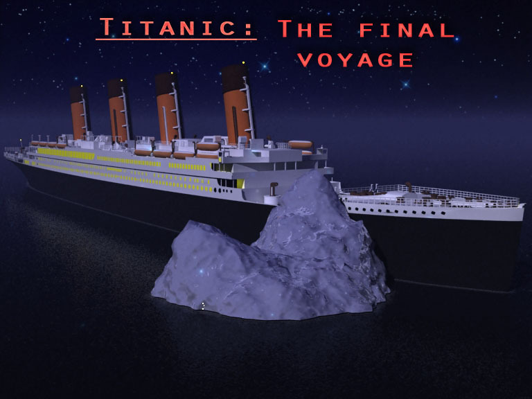 Titanic: The last voyage playset