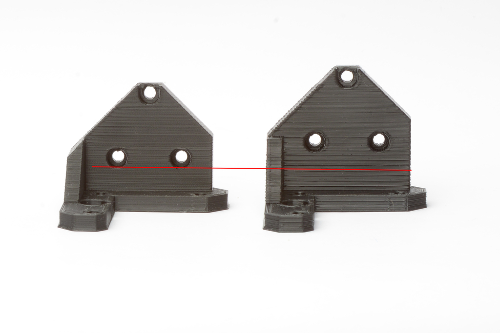 Prusa I3 single frame z-axis-bottom modified for raising the motors.