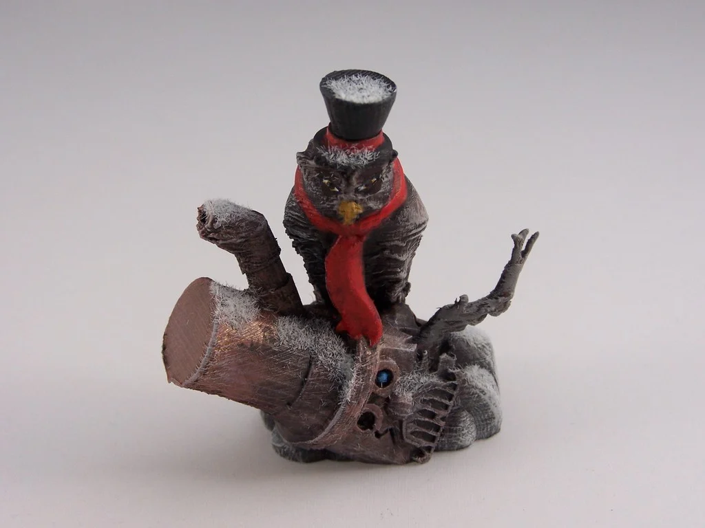 Steampunk Owl Ornament