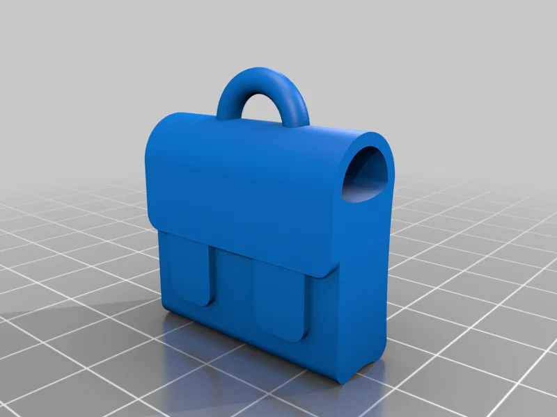Customizable schoolbag keychains