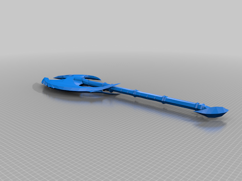 Daedric Battleaxe from Skyrim