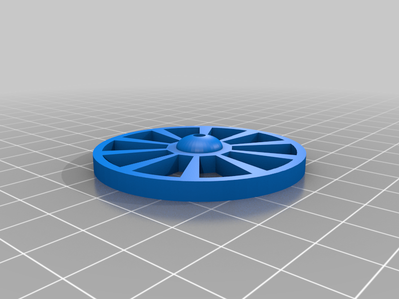 Wheel with 10 sticks for modeling