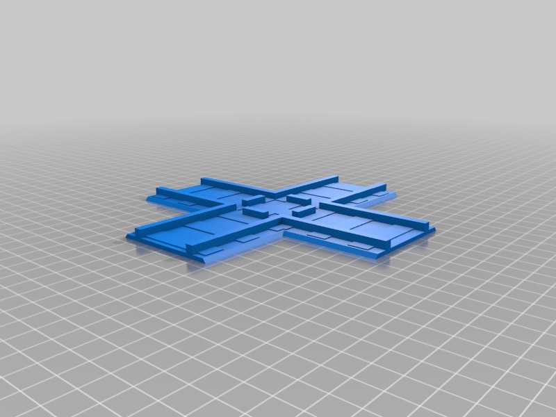Crossing track simplified (inspired from Geotrax)