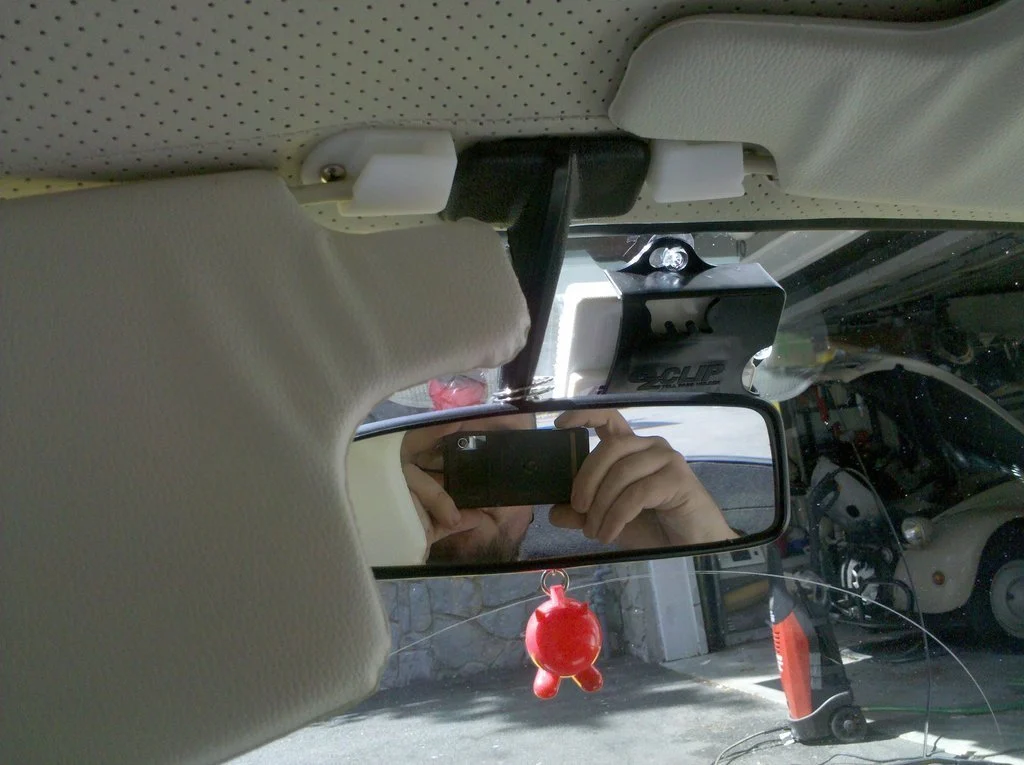 vintage vw sunvisor  clip