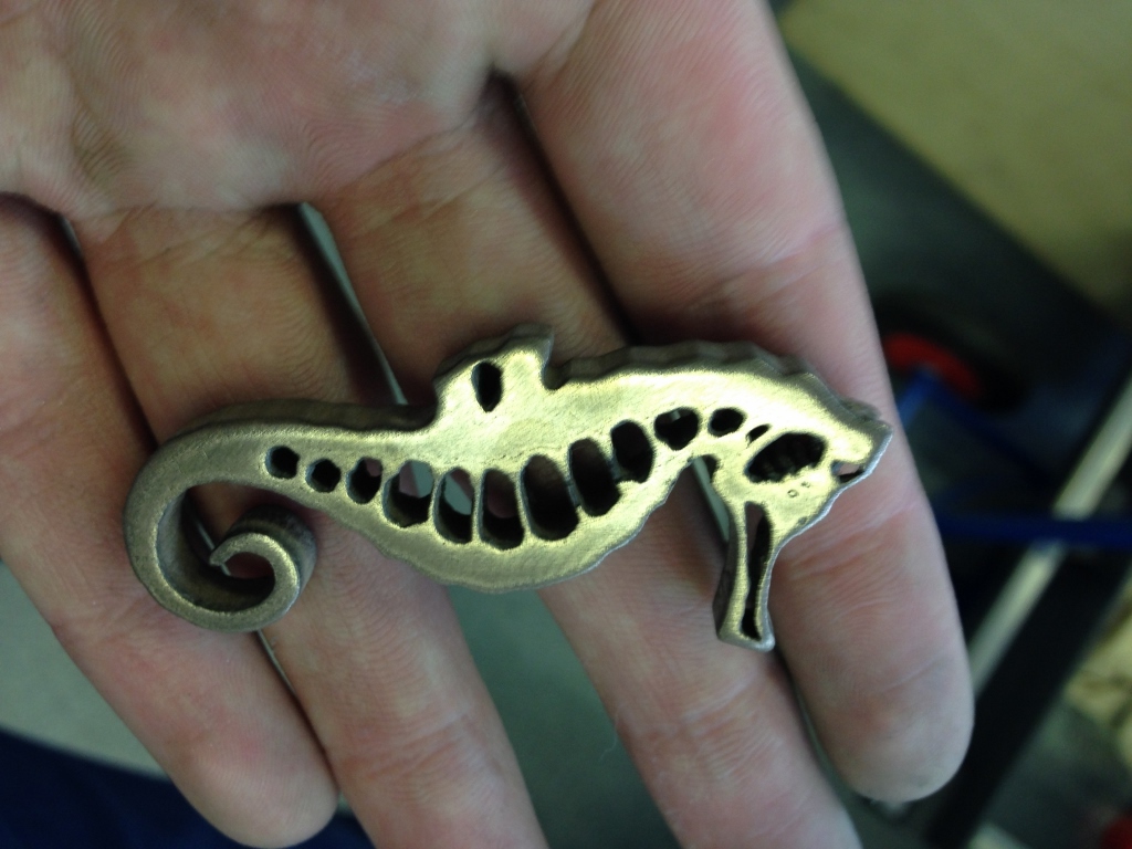 Seahorse chain pendant 2 REMIX