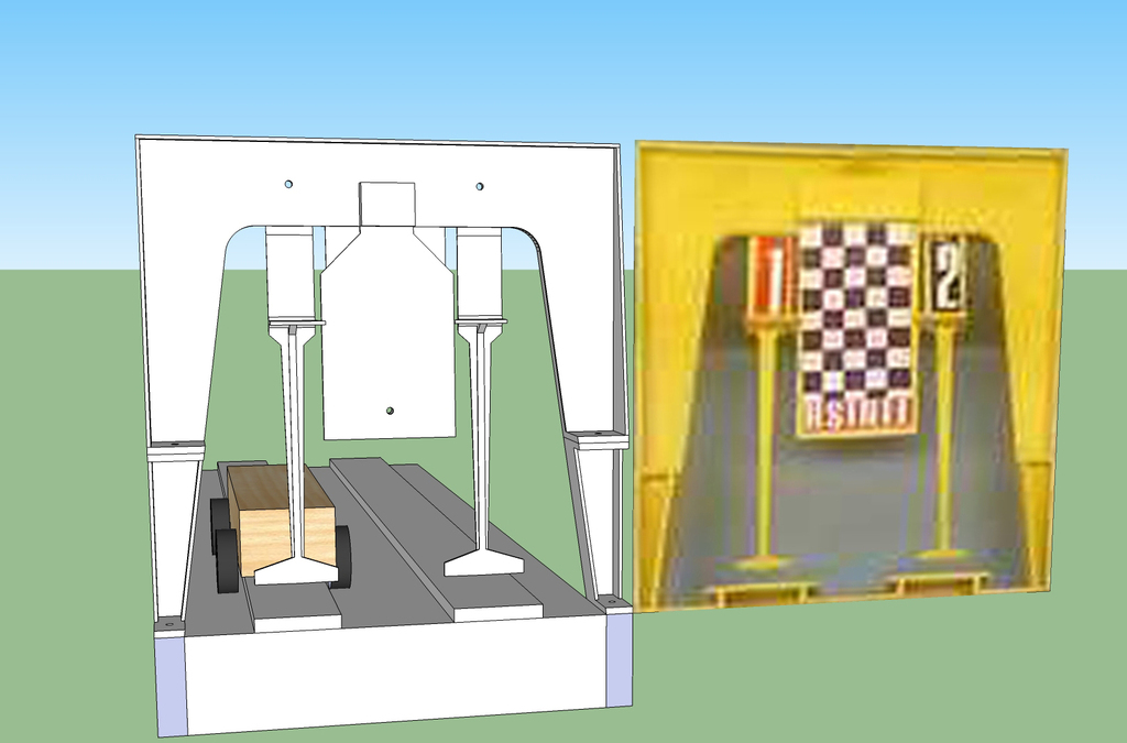 Finish Line/Gate for Pinewood Derby
