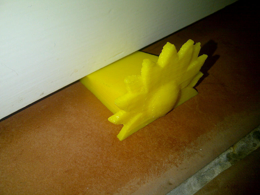 Sunflower door stop wedge
