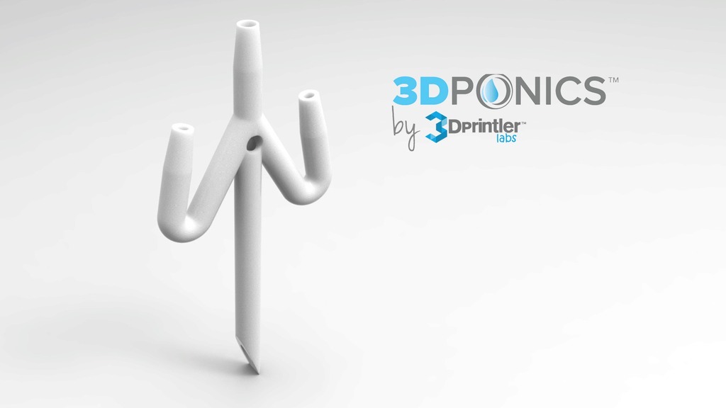 Conduit (with Hole) - 3Dponics Vertical Garden