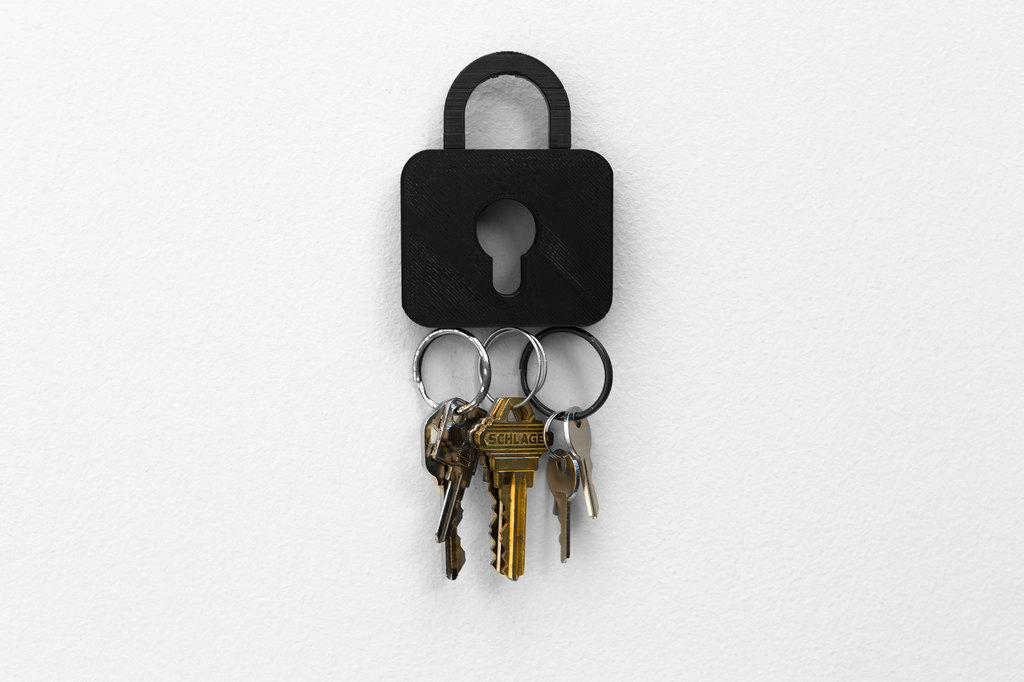 Lock Pad Key Rack