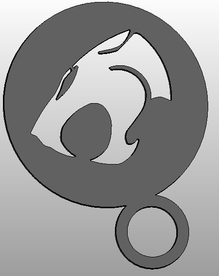coffee Stencil - thundercats logo