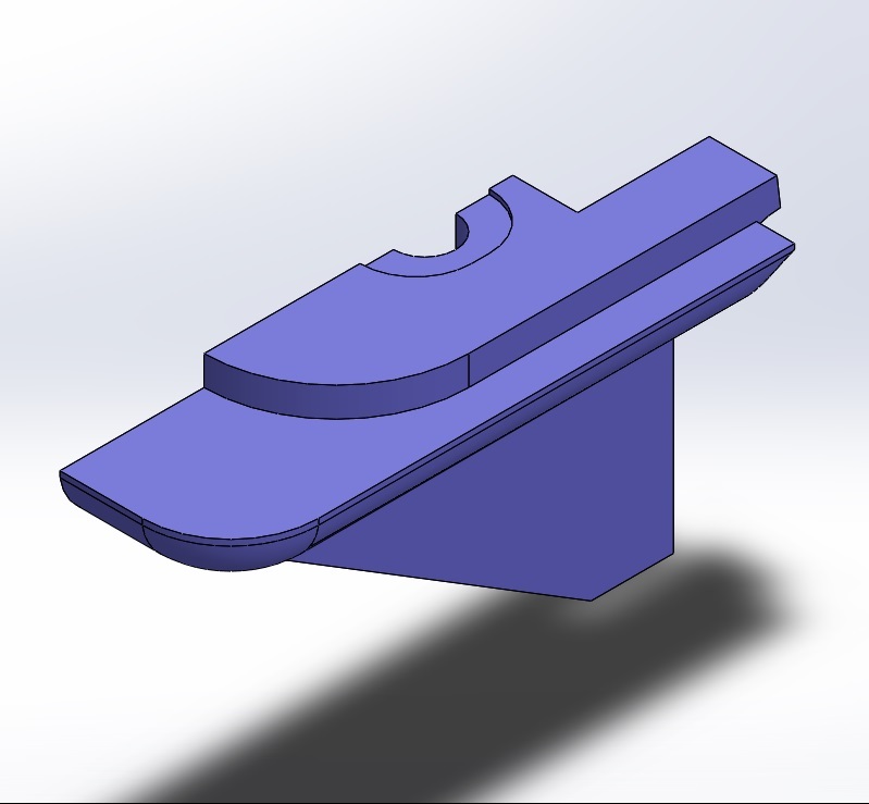 grip adaptor for Well MB-06 Spring Sniper Rifle (Softair) to mount standard M4 grips (right)