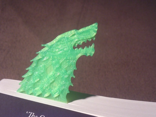 Stark Direwolf Sigil Bookmark