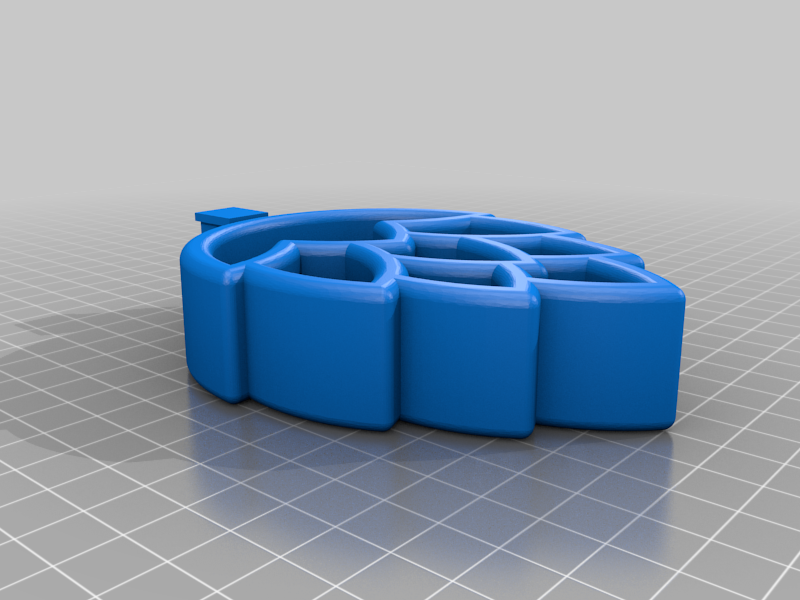 Hops Beer Engine Handle - Simplified Mesh