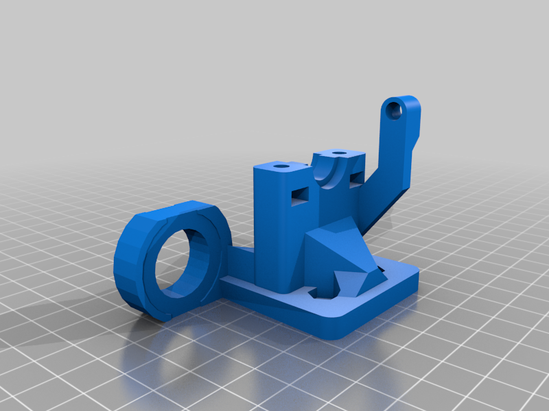 Prusa i3 Bowden extruder with inductive 18 mm proximity sensor auto level REMIX!
