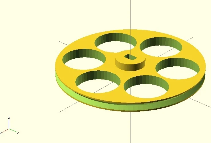 Maze mouse wheel for 28BYJ-48 stepper motor