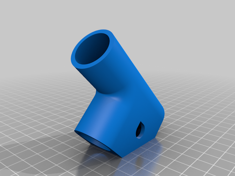 T-Piece for Ø22mm PVC pipe - pipe weld when using ABS