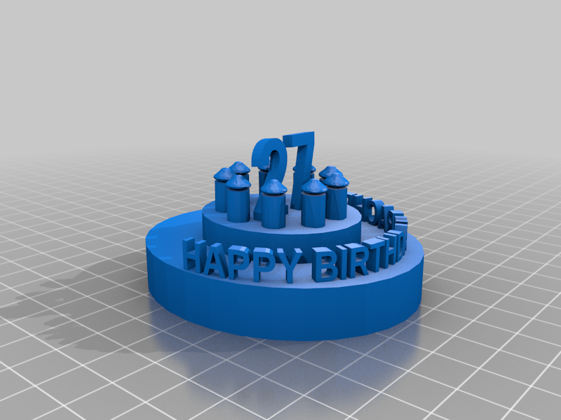 Specific Birthday Cake