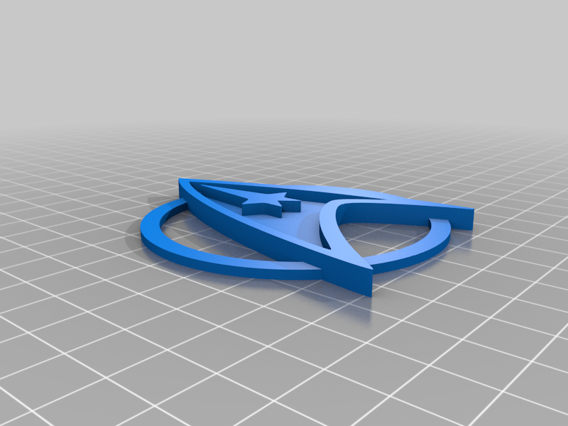Star Trek Comm Badge - Commander - FIXED