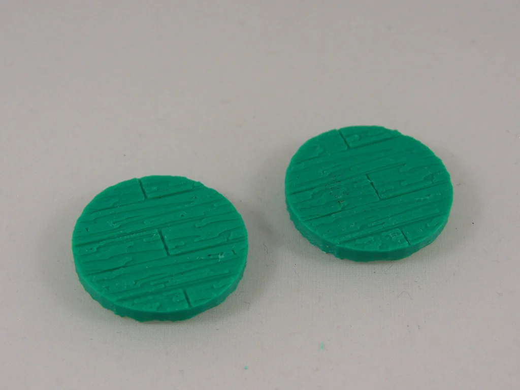 25mm Wooden Plank Base for 25-30mm Miniature Games