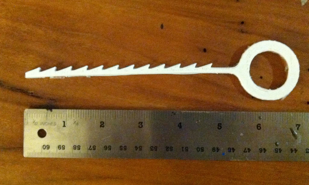 Device for getting @#$! hair out of the @#$! drain again