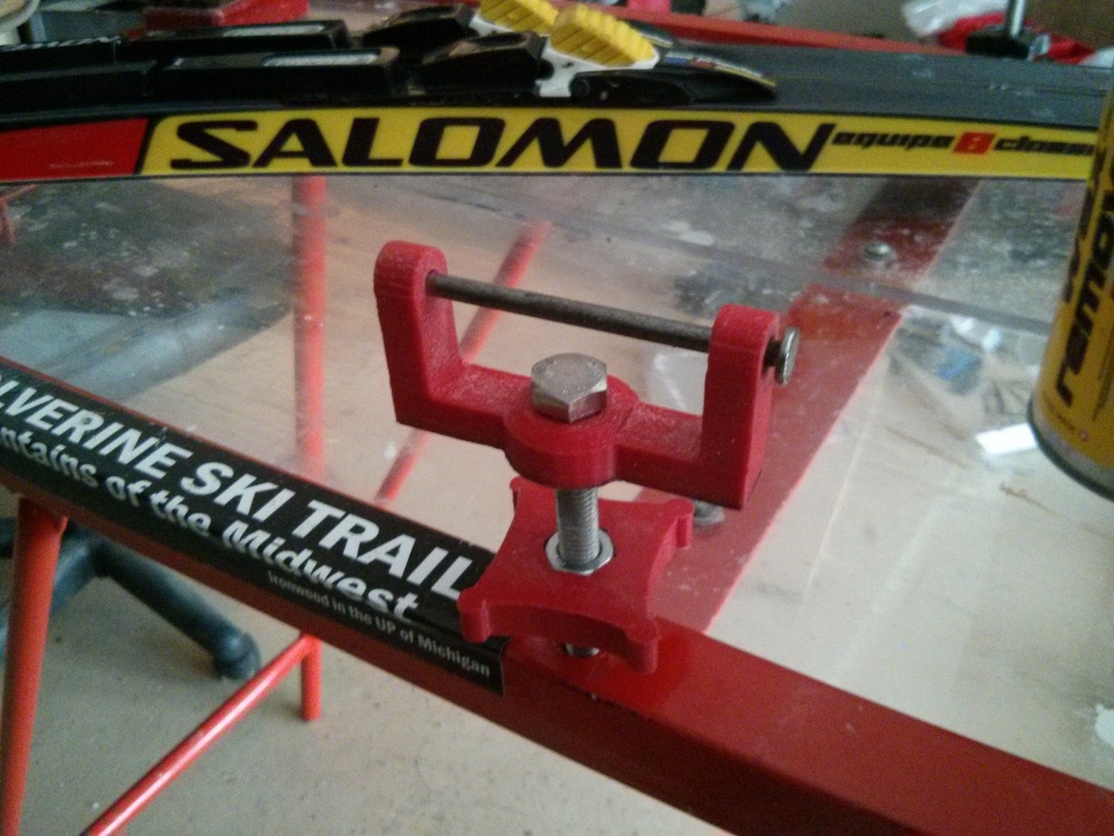 Nordic Ski Wax Table Fittings.