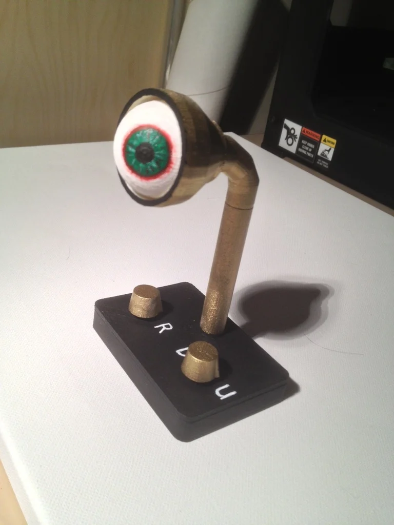 Animatronic Eyeball with Manual Controls